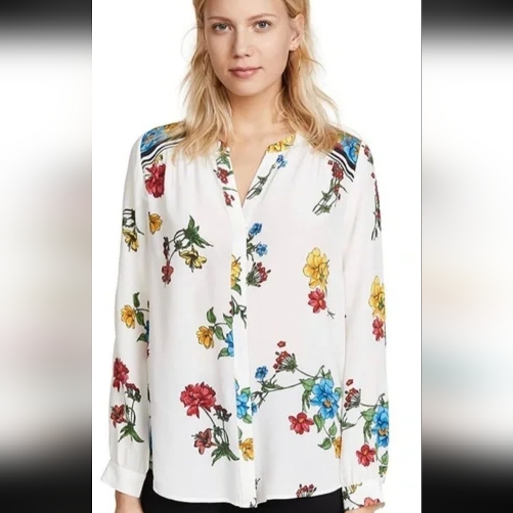 Floral Print Blouse - Multicolor